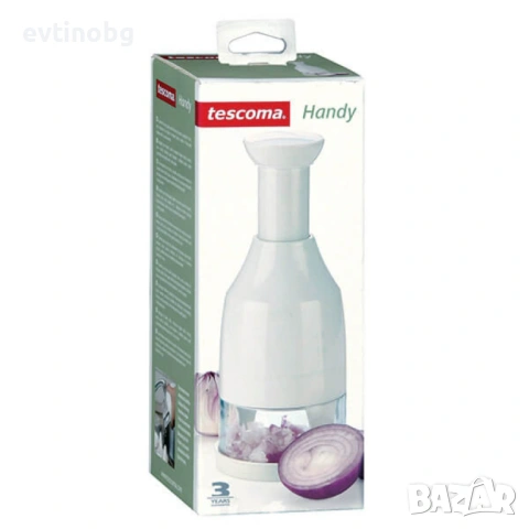 Професионален чопър за ситно рязане на лук и подправки – компактен дизайн, снимка 4 - Кухненски роботи - 53870603