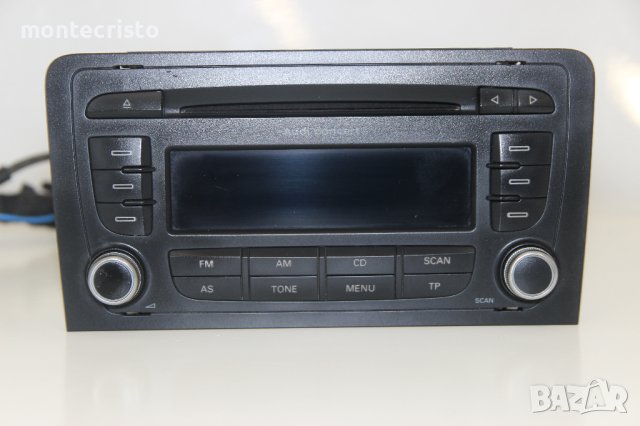 CD Radio Audi A3 8P (2003-2008г.) 8P0 035 186 G / 8P0035186G двоен дин, снимка 4 - Аксесоари и консумативи - 42166923