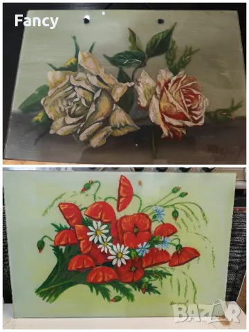 Картини върху стъкло 1960