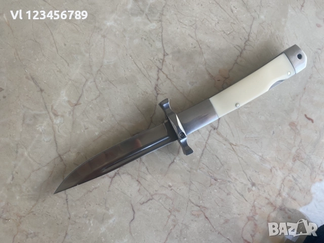 Сгъваем нож ПАНТЕРА -БЯЛ /тип НКВД/ 100х232, снимка 2 - Ножове - 52222094