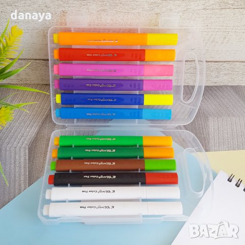 2399 Магически флумастери сменящи цвета си, 12 цвята в куфарче