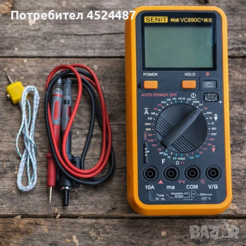 Цифров мултицет - за професионална и домашна употреба DT-890D и VC890 C+, снимка 3 - Аксесоари и консумативи - 53787113