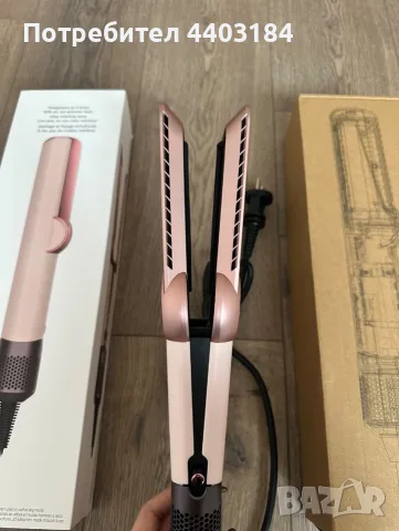 Dyson Airstrait чисто нова, снимка 4 - Преси за коса - 56341490