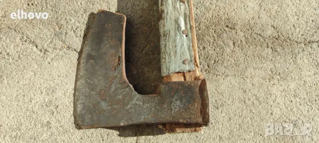Стара брадва с дълга дръжка#27 , снимка 5 - Антикварни и старинни предмети - 47860564