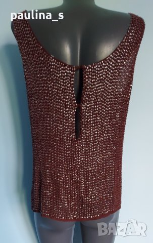 Два различни броя / Потник тип туника с пайети "Selected femme" и / вискозна коприна , снимка 7 - Туники - 41840686