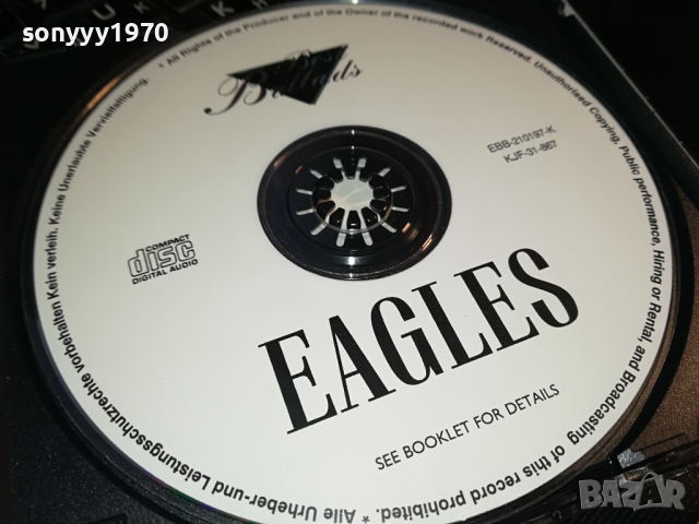 EAGLES CD 2902240850, снимка 2 - CD дискове - 44524032