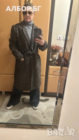 Дълго палто, снимка 5 - Палта, манта - 53838333