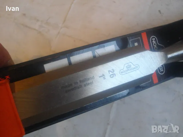 26mm Made in HOLLAND НОВО ПРОФЕСИОНАЛНО РЪЧНО ДЛЕТО ЗА СТРУЖУВАНЕ И ДЪРВООБРАБОТКА NOOITCEDACT, снимка 4 - Други инструменти - 49750600