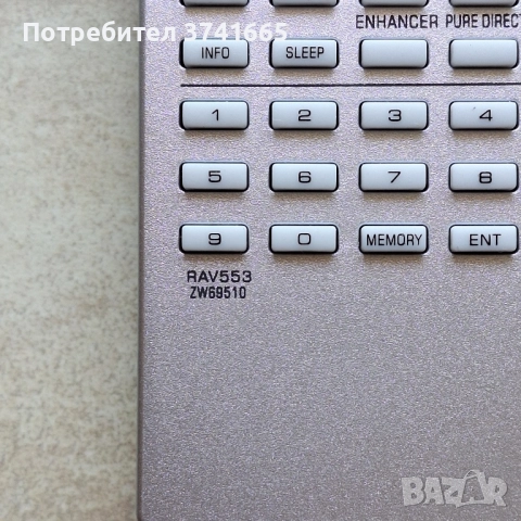Дистанционно за ресивър Yamaha RAV553 ZW69510 , снимка 4 - Ресийвъри, усилватели, смесителни пултове - 51442560