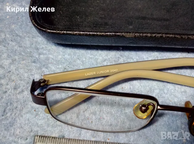LAZER JUNIOR 2042 СТИЛНИ МАРКОВИ ДИОПТРИЧНИ ОЧИЛА с МАРКОВ РЕТРО КАЛЪФ SIMEONOV 47733, снимка 3 - Слънчеви и диоптрични очила - 47541401