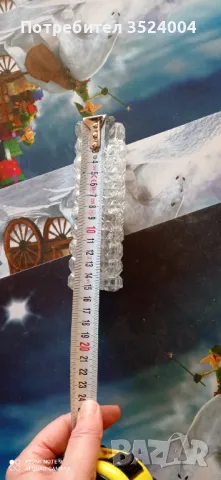 Малка ваза ръчно гравирана от 70-80 те години сливенския завод Васил Коларов, снимка 3 - Вази - 48965903