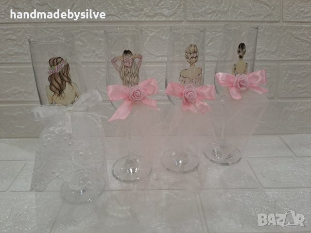 Чаши за моминско парти, снимка 2 - Сватбени аксесоари - 40771959