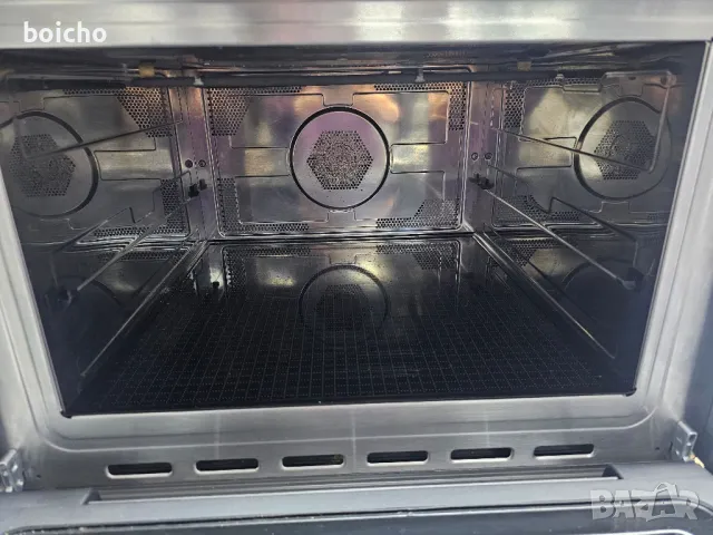 Мини фурна  с микровълнова Siemens  CM585AGSO за вграждане , снимка 4 - Печки, фурни - 49478210