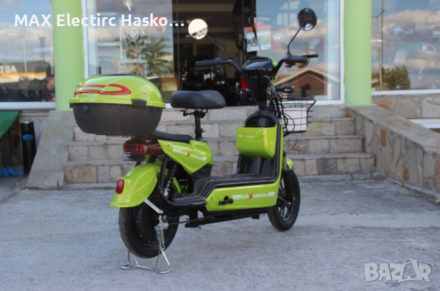Електрически скутер-велосипед MaxMotors EBZ14 500W - GREEN, снимка 3 - Мотоциклети и мототехника - 41827591