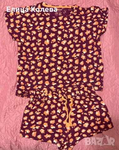 Летен комплект топ и панталонки за момиче 134-140 см