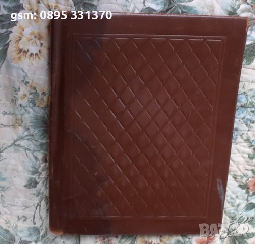 голяма, красива, кожена, стара папка за документи и др. с кон, голям формат, снимка 8 - Антикварни и старинни предмети - 41947479