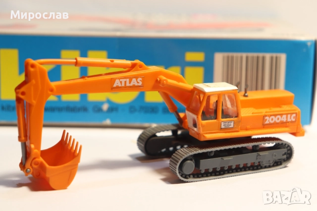 KIBRI H0 1/87 ATLAS БАГЕР КРАН МОДЕЛ ИГРАЧКА КОЛИЧКА, снимка 5 - Колекции - 52772693