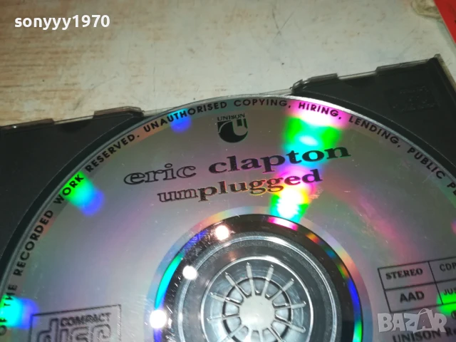 ERIC CLAPTON-UNISON CD 0708250950, снимка 4 - CD дискове - 51281891