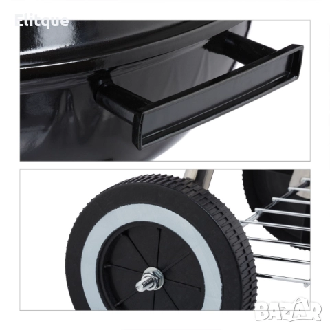 Сферично барбекю Kugel Grill, снимка 4 - Скари - 52716393