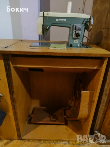 Полска, крачна, шевна машина ЛУЧНИК, клас 414 с ел.осветление и крачно задвижване