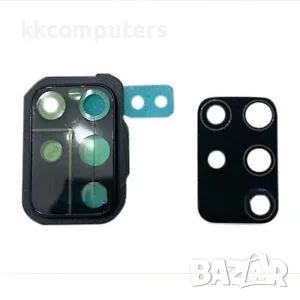 Рамка + Стъкло камера за Samsung А71 / А715 / Черен / Баркод : 115161