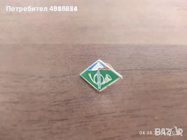 ИСПАНСКА ВОЕННА ЗНАЧКА/ПИН НА ПЛАНИНСКО ВОЕННО УЧИЛИЩЕ - НОВА,ЗА КОЛЕКЦИОНЕРИ!, снимка 2 - Нумизматика и бонистика - 49572498