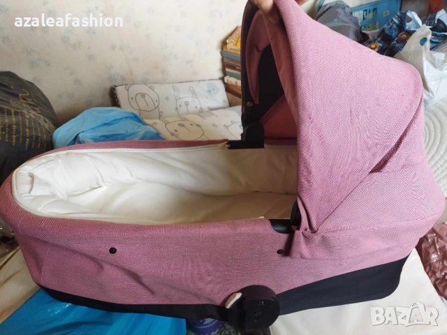 Детска количка 2 в 1 Cybex Balios S Lux Blk Magnolia Pink, снимка 5 - Детски колички - 42430094