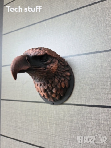 Уникална декоративна глава на орел за стена, снимка 2 - Декорация за дома - 53476934