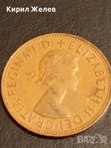 Стара монета 1 пени 1964г. Великобритания Кралица Елизабет втора 41155, снимка 4 - Нумизматика и бонистика - 49082271