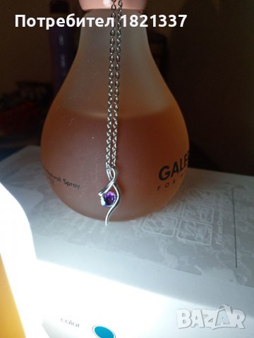 Колие с кристал , снимка 3 - Колиета, медальони, синджири - 39446544