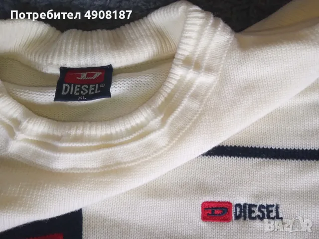 Пуловер Diesel. Размер XL, снимка 4 - Пуловери - 56357386