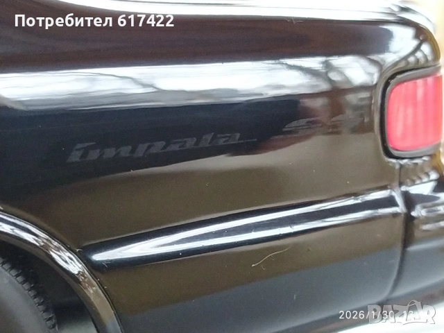 1:18 Метален модел на Chevrolet Impala SS 1996 - UT MODELS, снимка 7 - Колекции - 53282988