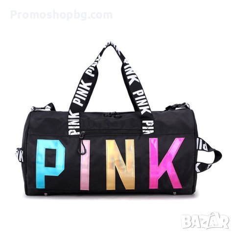 Спортен сак Pink, gym bag, travel bag, чанта за фитнес, снимка 2 - Сакове - 41413787