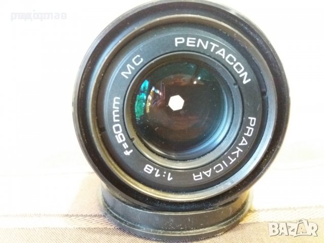 Обектив Pentacon Prakticar 50 mm, снимка 3 - Обективи и филтри - 39156929