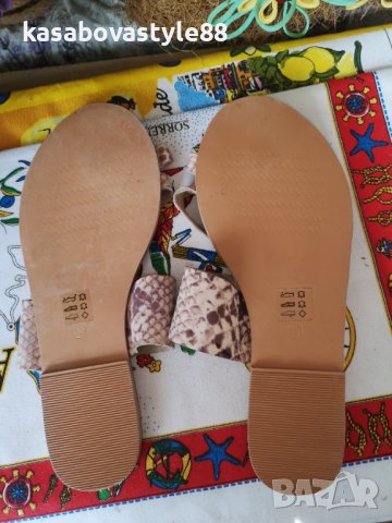 Чехли Тop shop 38н.Естествена кожа , снимка 3 - Чехли - 41283916