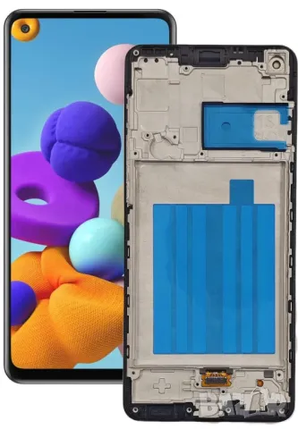 Дисплей, тъч скрийн с рамка за Samsung Galaxy A21s, Екран, A217, A217F, за A21s SM-A217F