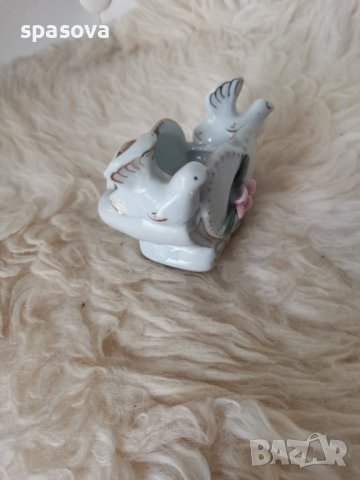 Намалена. Порцеланова ваза салфетница, снимка 2 - Вази - 40621902