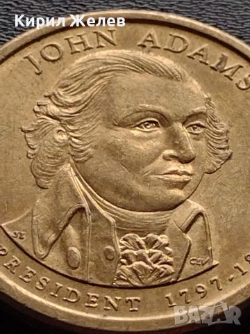 Възпоменателна монета 1 долар JOHN ADAMS 2 президент на САЩ 1797-1801) за КОЛЕКЦИЯ 38035, снимка 4 - Нумизматика и бонистика - 40765416