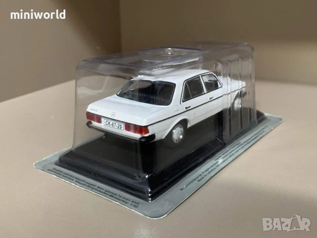 Mercedes-Benz W123 - мащаб 1:43 на DeAgostini моделът е нов в блистер, снимка 4 - Колекции - 53776973