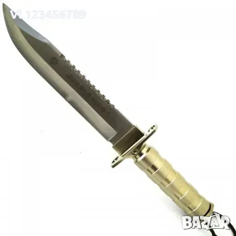 Ловен нож JUNGLE KING А-19 Черен/Бял-220х355