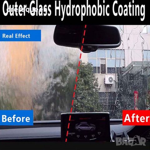 3841 Репелент против дъжд за отблъскване на водата от стъклата, снимка 2 - Аксесоари и консумативи - 39891481