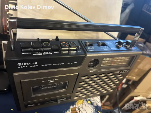 HITACHI TRK 5030 Радиокасетофон. Като чисто Нов! Всичко работи идеално., снимка 4 - Радиокасетофони, транзистори - 55771992