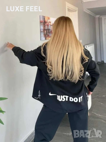 Nike ⚜️Дамски Екип - Графит, снимка 2 - Спортни екипи - 53219839