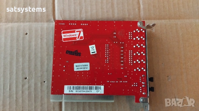 Звукова карта C-Media CMI8768 Chronos M0H8768X2 8 Channel PCI, снимка 9 - Други - 53407019