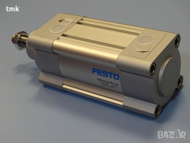 пневматичен цилиндър Festo DSBC-63-50-PPVA-N3 compact air cylinder, снимка 3 - Резервни части за машини - 40528406