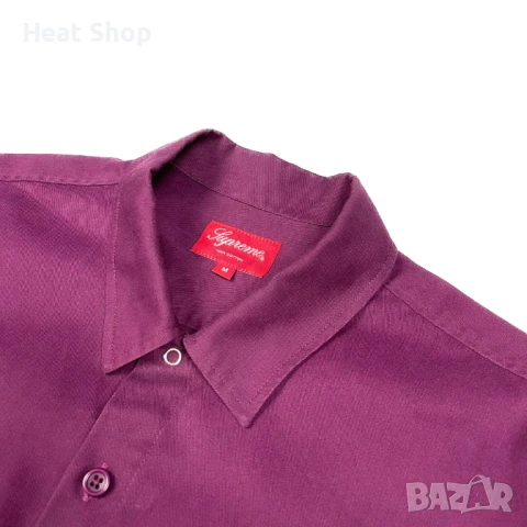 Риза Supreme Pledge Allegiance Dark Violet L/S Shirt, снимка 6 - Ризи - 50503506