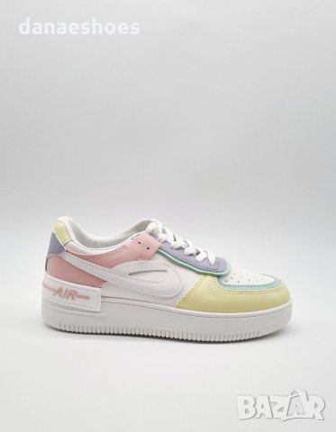 Дамски цветни сникърси AIR, снимка 4 - Дамски ежедневни обувки - 35663552