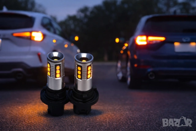 Лед Крушки PH24WY *Led Canbus*, снимка 5 - Аксесоари и консумативи - 41640640