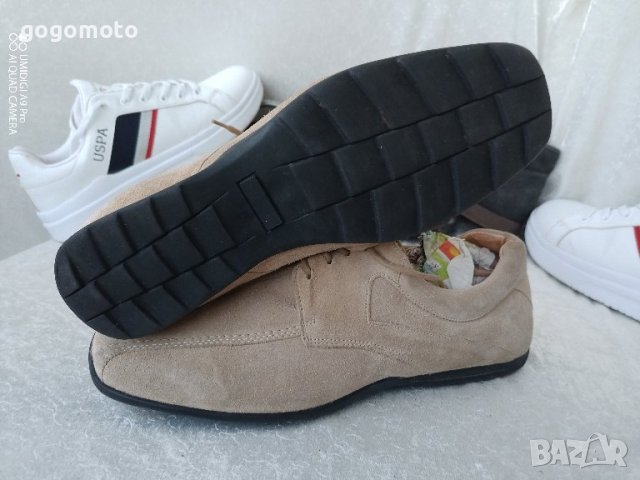 мъжки ежедневни спортни обувки от естествена кожа - велур 44 - 45, снимка 6 - Ежедневни обувки - 44451058