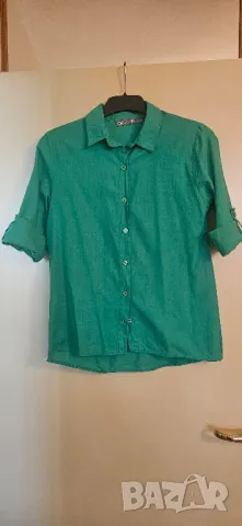 Ленена ризка, S размер, снимка 4 - Ризи - 49973042